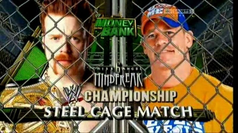 Cena and Sheamus battled each other to a gruesome war at MITB, 2010
