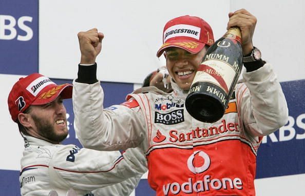 McLaren Mercedes driver Lewis Hamilton (...