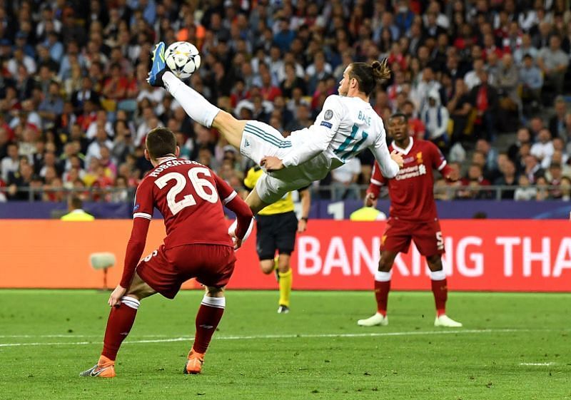 Image result for bale bicycle kick