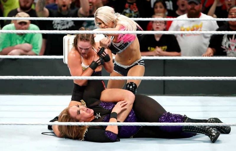 Ronda Rousey and Nia Jax put on a great match at WWE Money In The Bank 2018