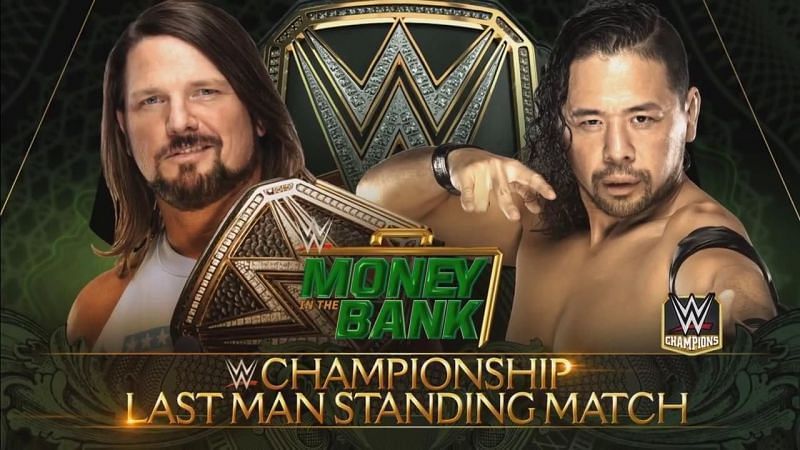 AJ Styles vs. Shinsuke Nakamura Money in the Bank