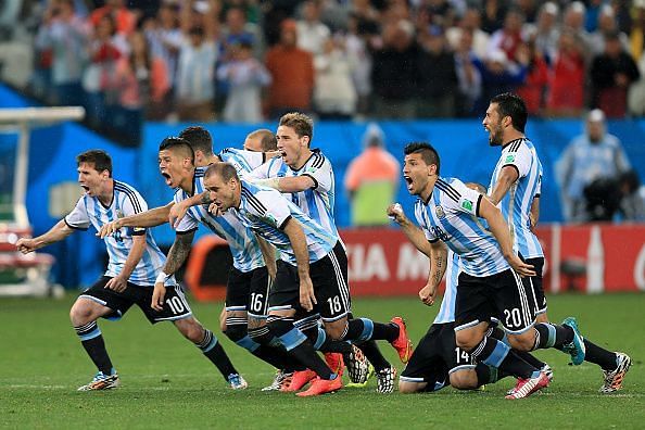 Soccer - FIFA World Cup 2014 - Semi Final - Netherlands v Argentina - Arena de Sao Paulo