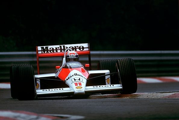 Alain Prost At Grand Prix Of Belgium