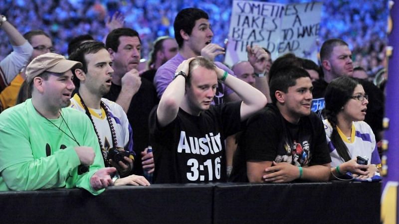 Image result for wwe fans tired