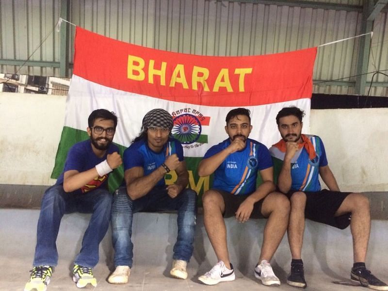 Members of the Bharat Army