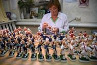 2018 FIFA World Cup souvenirs manufactured at Sysert porcelain factory in Sverdlovsk Region, Russia