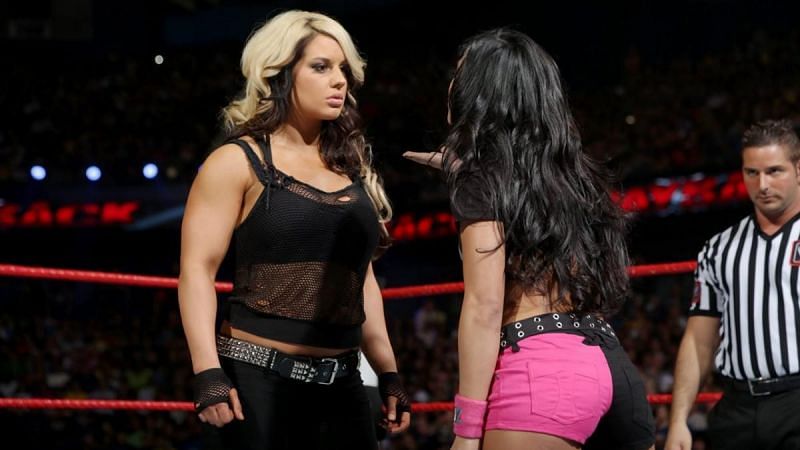 Kaitlyn vs AJ Lee from 2013 