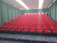 There's a mini auditorium where the recordings are analysed by the faculty. The students form a part of this process as they are given real-time understanding on how to improve their game.