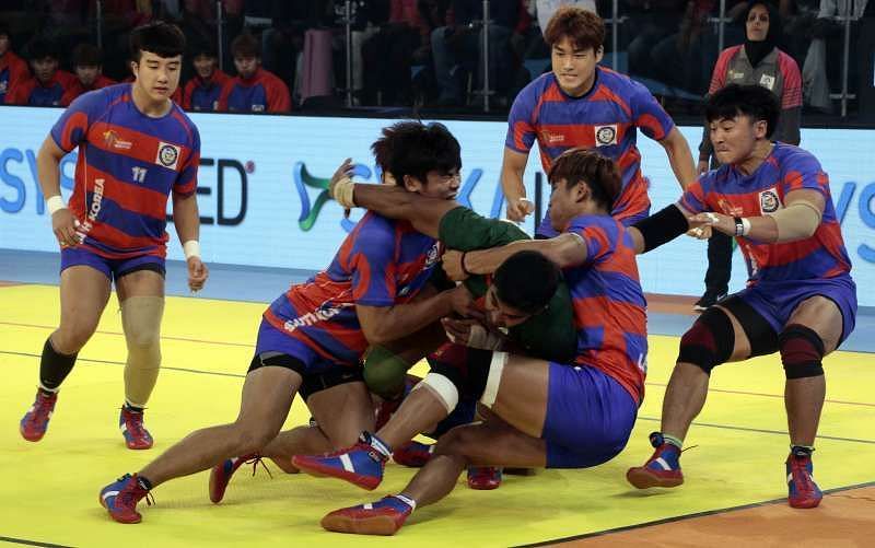 The captain Jang Kun Lee was again the most important player on the mat for South Korea