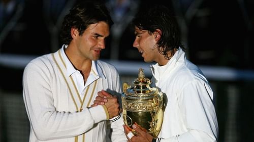 Image result for nadal federer wimbledon 2008