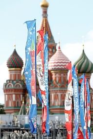 Fans in Moscow before the 2018 FIFA World Cup Russia