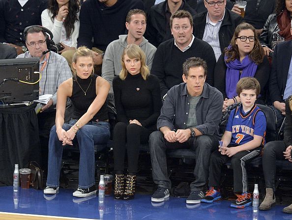 Knicks Game Taylor Swift &amp; Ben Stiller
