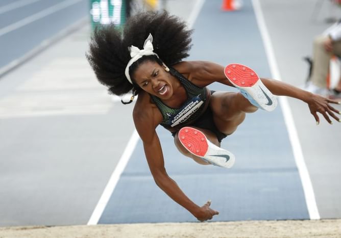 Orji sets meet record in the triple jump at USATF Outdoors