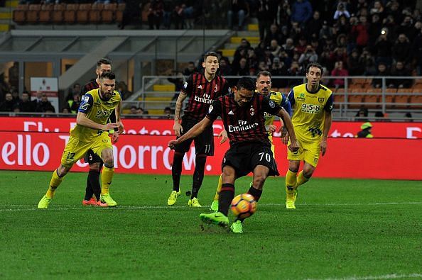 2017 Serie A Football AC Milan v Chievo Verona March 4th