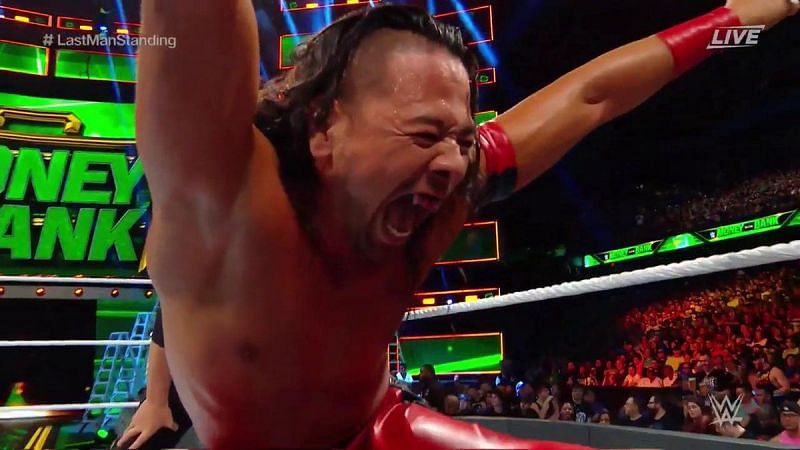 Nakamura struggled with the table at Money in the Bank 