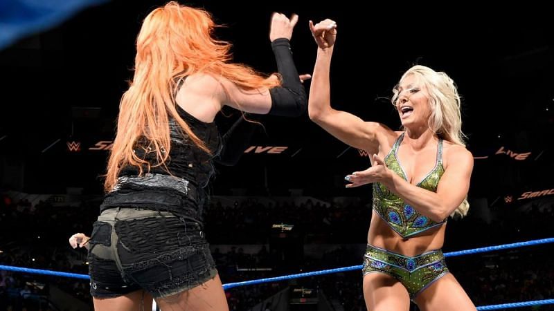 Charlotte and Becky Lynch are set to face each other on SmackDown Live