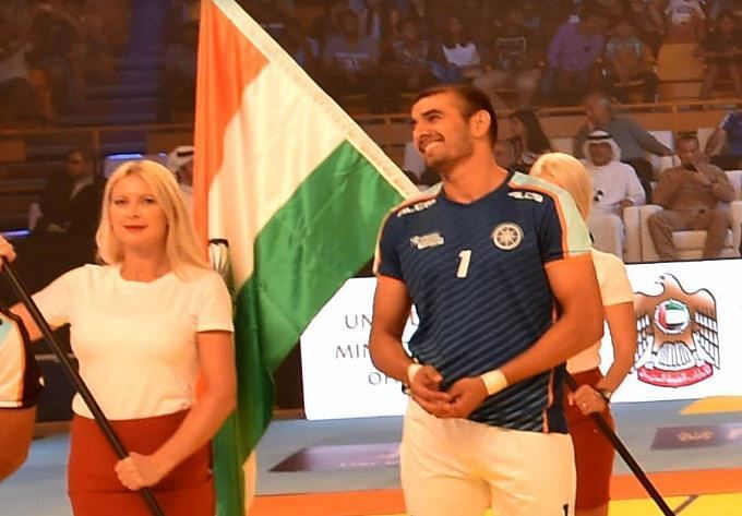 Ajay Thakur as on song yet again for India.