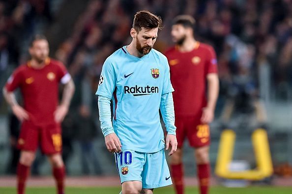 Roma v FC Barcelona&lt;p&gt;UEFA Champions League Quarter Final &lt;/p&gt;&lt;p&gt;10/04/2018.