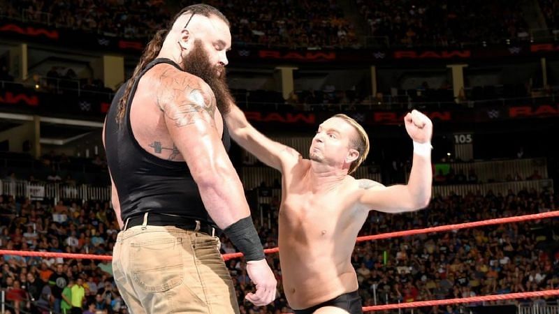 Ellsworth&#039;s first WWE match was against Braun Strowman