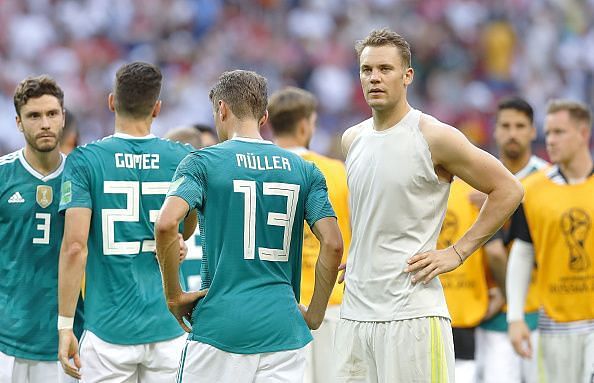 Football: Germany vs South Korea at World Cup