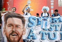 Messi mania takes over as Albiceleste's fans descend on Moscow