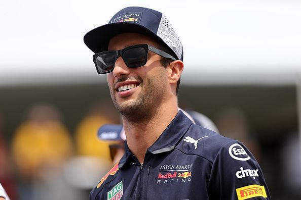 Daniel Ricciardo  of Australia  and Aston Martin  Red Bull...