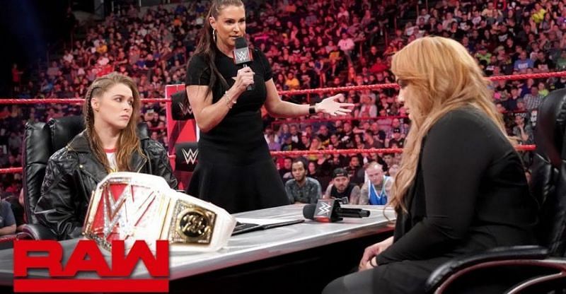 Stephanie did most of the talking during this segment.