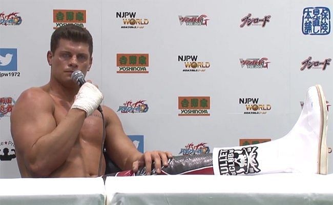 Cody Rhodes is one of the most prominant members of The Bullet Club
