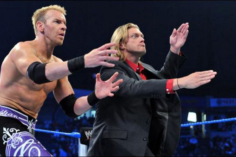 Edge and Christian in their famous pose