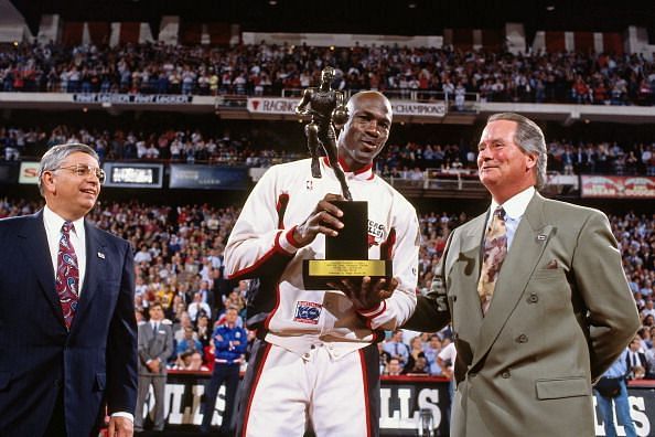 Michael Jordan was named the 1992 NBA Most Valuable Player 2017 NBA Awards Show