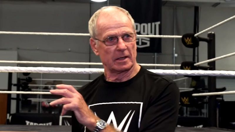 Johnny Saint at the WWE Performance Center 