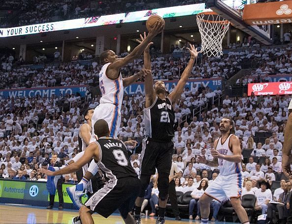 San Antonio Spurs v Oklahoma City Thunder - Game Four