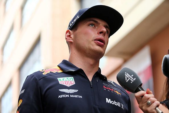 Max Verstappen  of Netherlands  and Aston Martin  Red Bull...