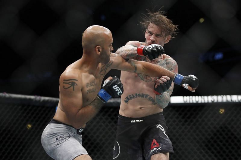Mike Jackson (Left) defeated CM Punk (Right) by way of Unanimous Decision at UFC 225