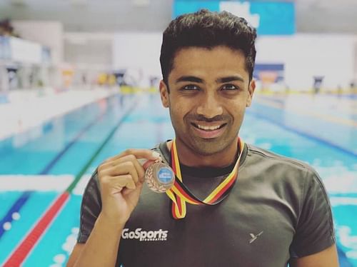 Para-swimmer Niranjan Mukundan