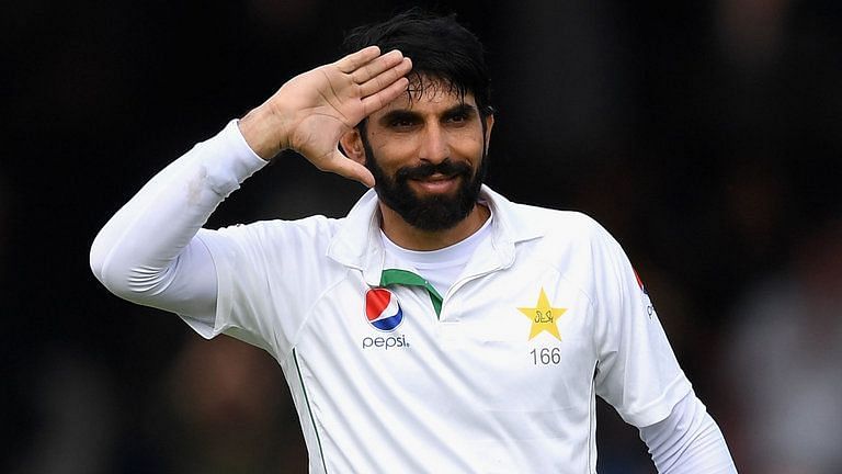 Enter captionMisbah ul Haq- 8The stalwart of Pakistan cricket, Misbah retired in 2017 after playing for 13 years at the top level. A graceful and elegant batsman, Misbah scored 5222 runs from his 75 tests with a very respectable 46.62 batting average. Misbah scored 10 hundreds and 39 fifties, the most memorable being his record breaking hundred against Australia in Dubai which at the time was the fastest hundred in test match history.