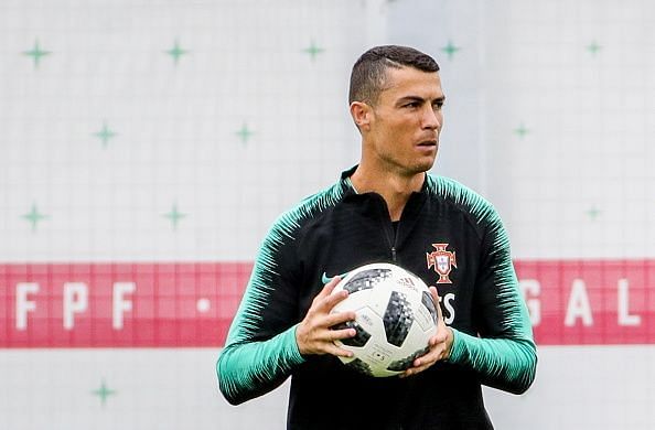 2018 FIFA World Cup: Portugal training session