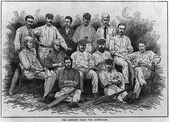 Sport, Cricket, England tour to Australia 1876-1877, The England cricket team which played the first test series in Australia, James Lillywhite&#039;s professional team whose match against a combined eleven from Melbourne and Sydney in 1877 has become accepted