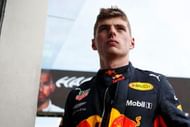 Max Verstappen of Netherlands and Aston Martin Red Bull...