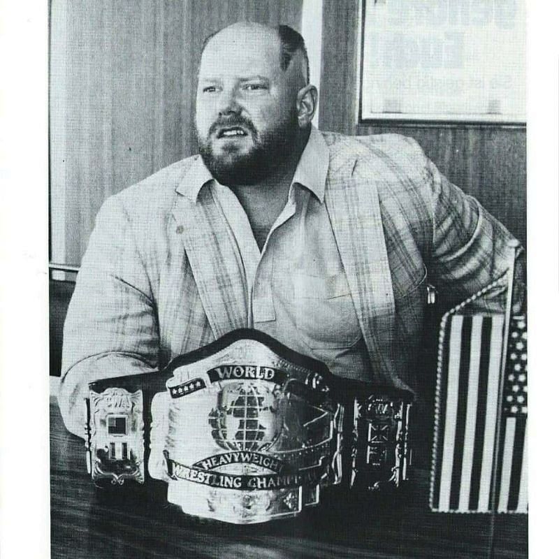 Vader with the CWA world title.
