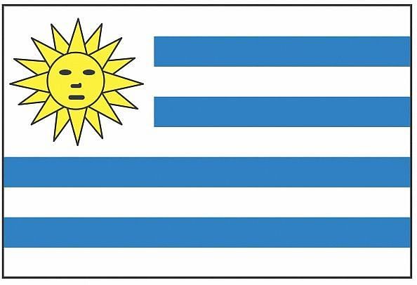 Flag of Uruguay.