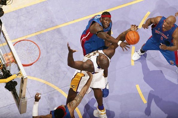 Detroit Pistons Ben Wallace, 2004 Finals