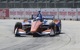The Latest: Dixon earns first IndyCar win of season