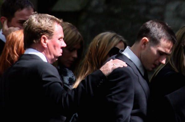 Mourners Attend Pat Lampard&#039;s Funeral