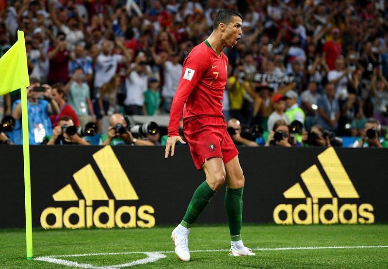 Cristiano Ronaldo scored a record-breaking hat-trick against Spain