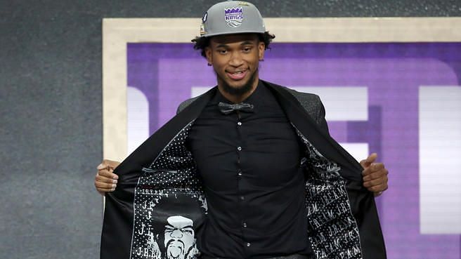 Marvin Bagley being drafted by the Kings