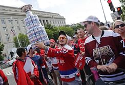 The Latest: Capitals' coach says Cup repeat on the mind
