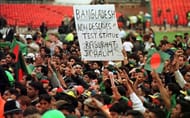 Cricket/Bangladesh fans celebrate