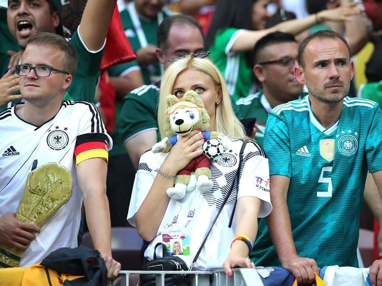 Germany fans react to Lozano&#039;s opener