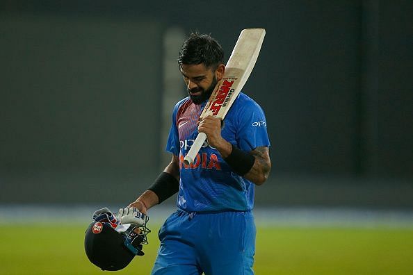 Kohli did not have the best of times with the bat in the two-match T20I series
